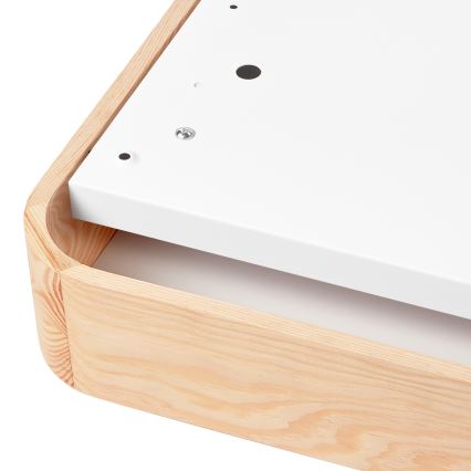 Плафон NATURAL SQUARE 2xE27/15W/230V 35x35 см бор