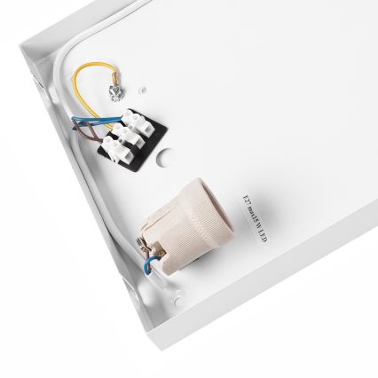 Плафон NATURAL SQUARE 2xE27/15W/230V 35x35 см бор