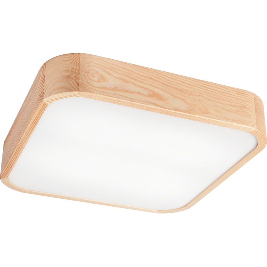 Плафон NATURAL SQUARE 4xE27/15W/230V 45x45 см бор