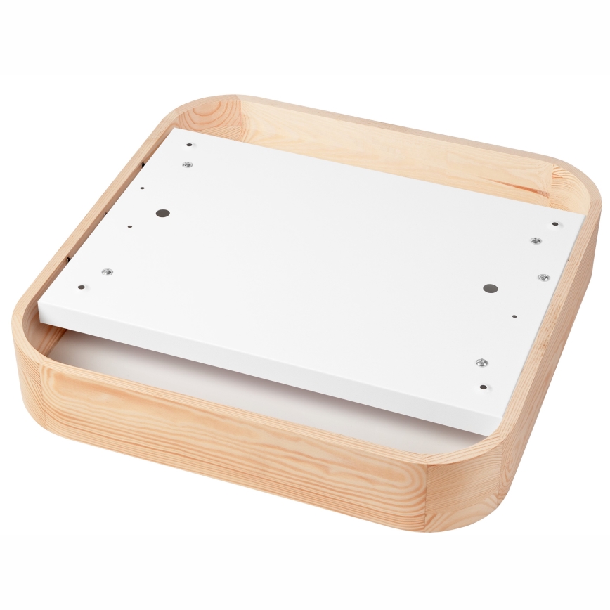 Плафон NATURAL SQUARE 4xE27/15W/230V 45x45 см бор