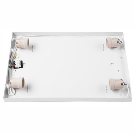 Плафон NATURAL SQUARE 4xE27/15W/230V 45x45 см бор
