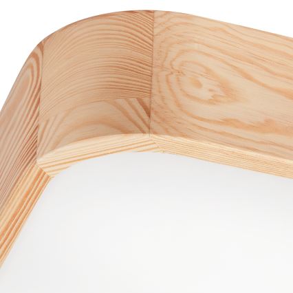 Плафон NATURAL SQUARE 4xE27/15W/230V 45x45 см бор