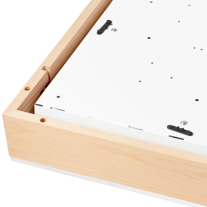Плафон NATURAL SQUARE 4xE27/15W/230V 48x48 см бор/бял