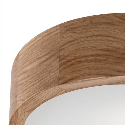 Плафон OAK 1xE27/60W/230V дъб ø 27,5 см - FSC сертифицирано