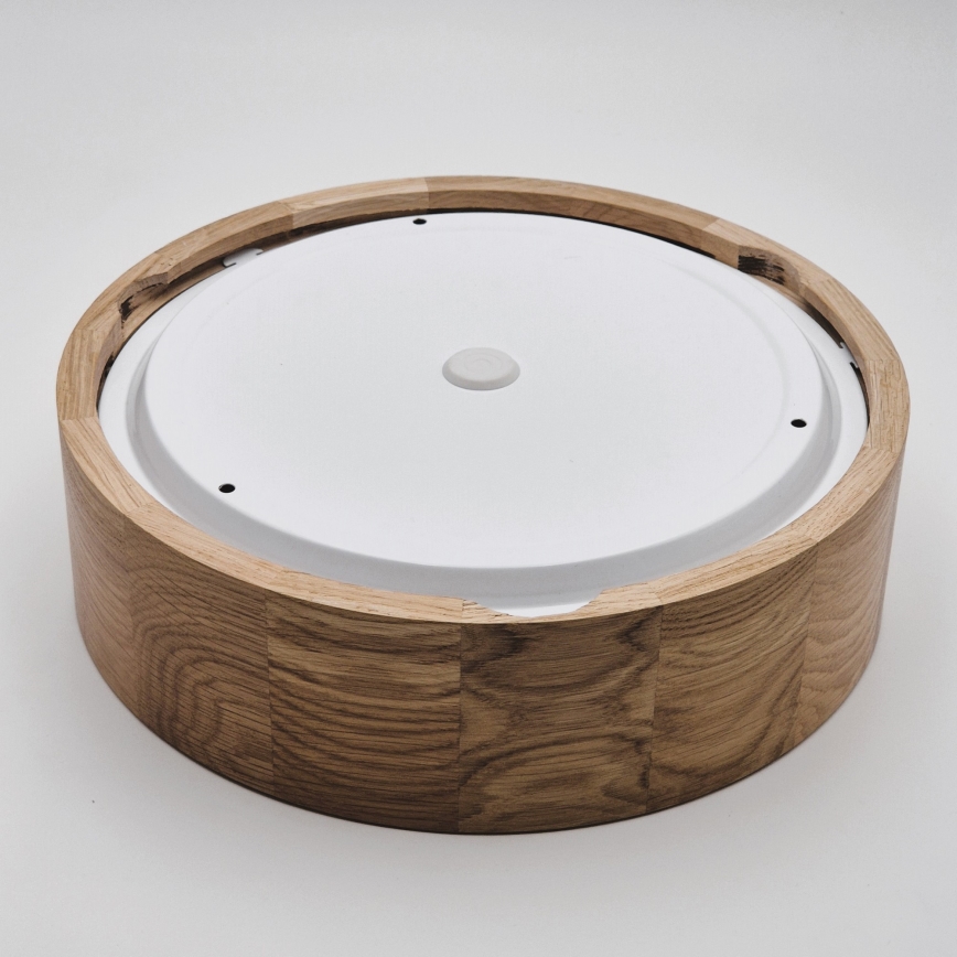 Плафон за баня OAK 2xE27/15W/230V IP54 дъб ø 27 см