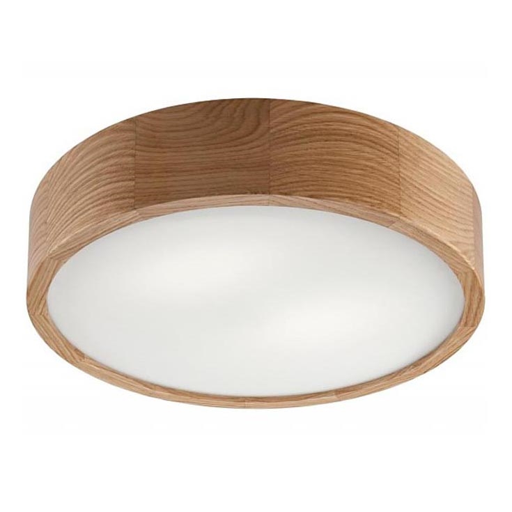 Плафон OAK 2xE27/60W/230V дъб ø 37,5 см