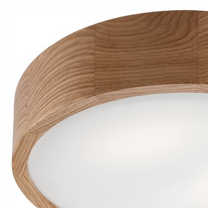 Плафон OAK 2xE27/60W/230V дъб ø 37,5 см