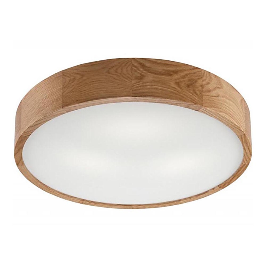 Плафон OAK 3xE27/60W/230V дъб ø 47,5 см