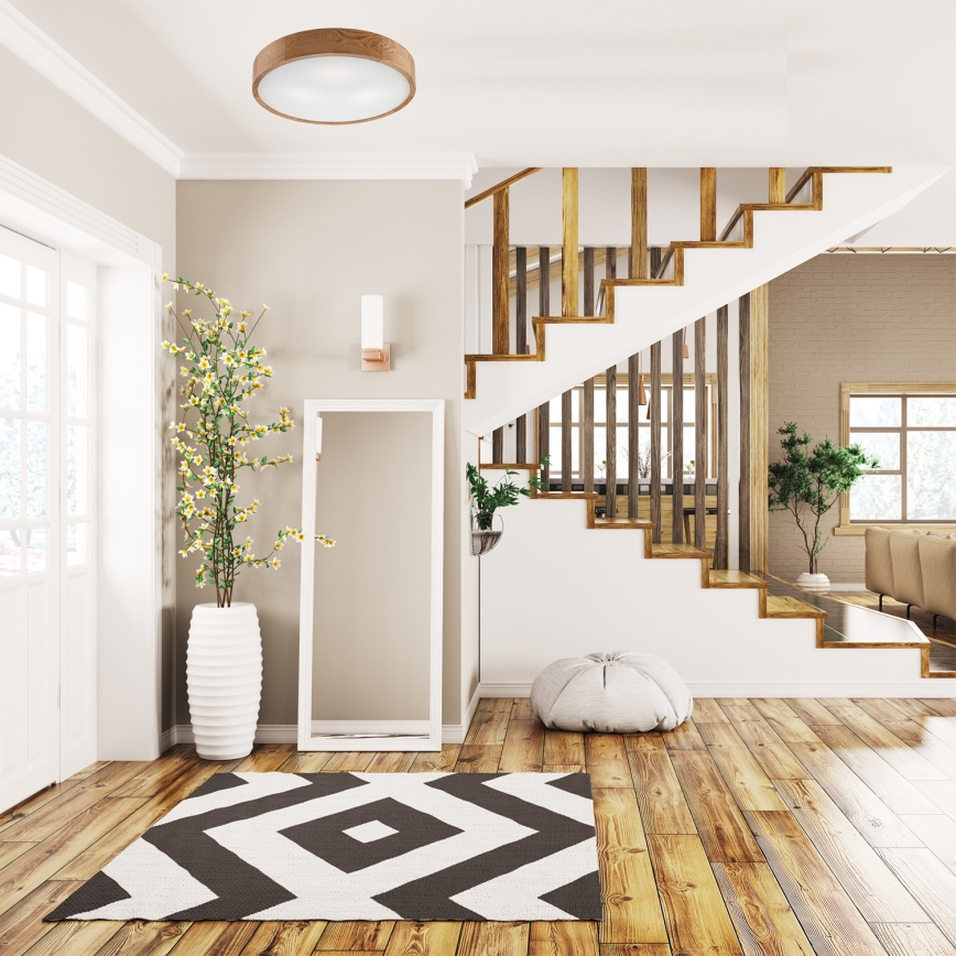 Плафон OAK 3xE27/60W/230V дъб ø 47,5 см