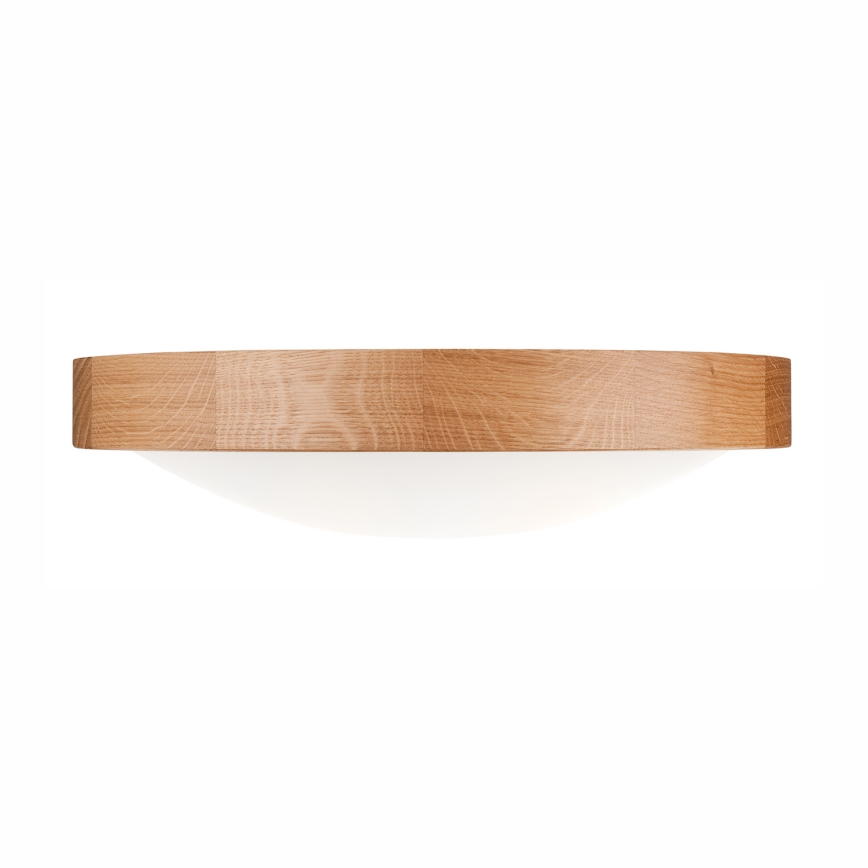 Плафон OAK SLIM 2xE27/60W/230V дъб ø 37 см - FSC сертифицирано