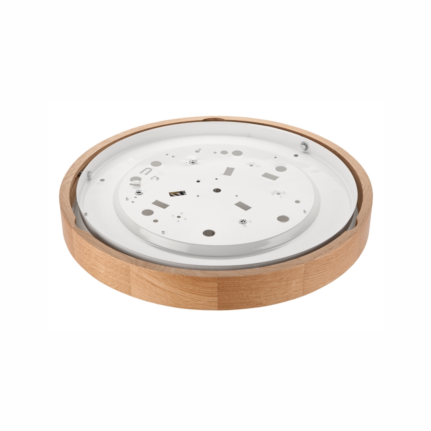 Плафон OAK SLIM 2xE27/60W/230V дъб ø 37 см - FSC сертифицирано