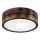Плафон OAK SMOKY 1xE27/15W/230V ø 27,5 см дъб/тъмнокафяв