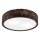 Плафон OAK SMOKY 2xE27/15W/230V ø 37,5 см дъб/тъмнокафяв