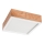 Плафон OAK SQUARE 2xE27/15W/230V 31x31 см дъб/бял