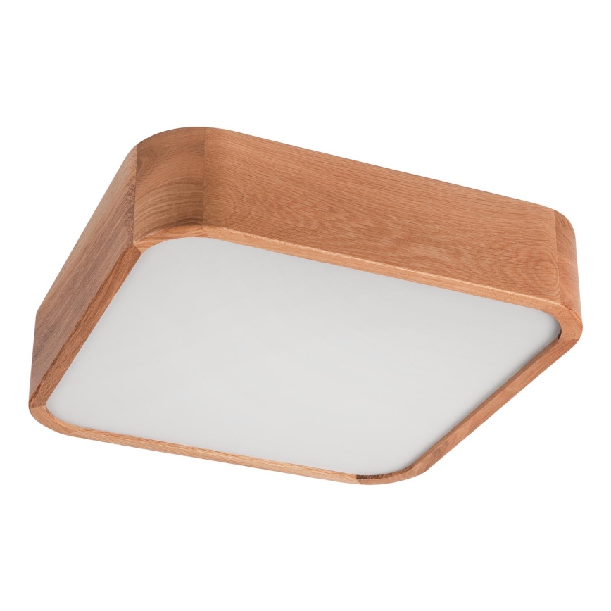 Плафон OAK SQUARE 2xE27/15W/230V 35x35 см дъб