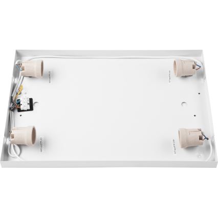 Плафон OAK SQUARE 4xE27/15W/230V 45x45 см дъб
