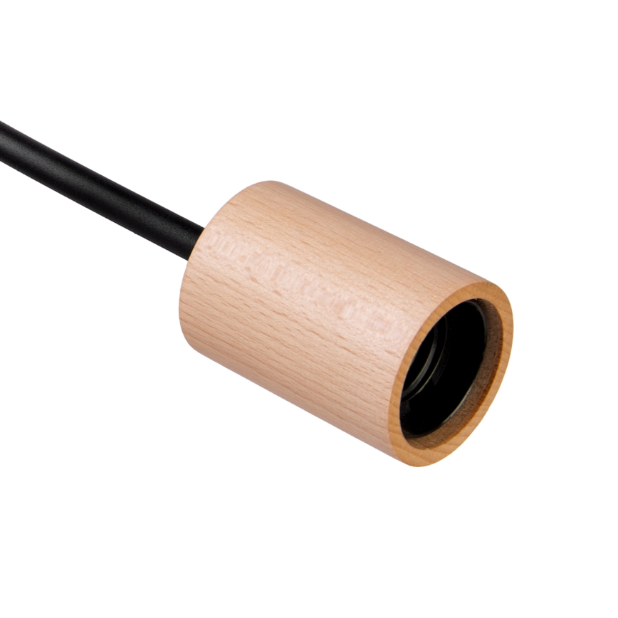 Плафон OXFORD 2xE27/15W/230V бор/черен