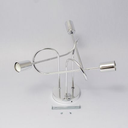 Плафон OXFORD 3xE27/15W/230V лъскав хром