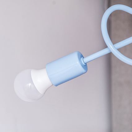 Плафон OXFORD 3xE27/15W/230V, син