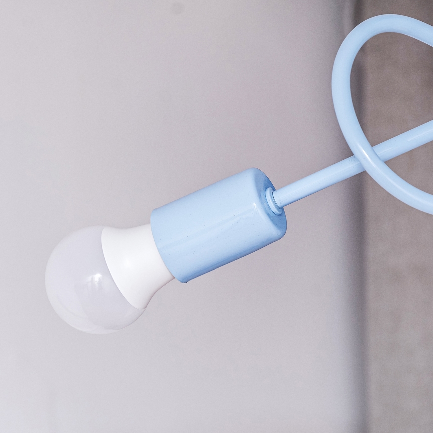 Плафон OXFORD 3xE27/15W/230V, син