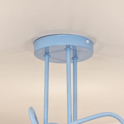 Плафон OXFORD 3xE27/15W/230V, син