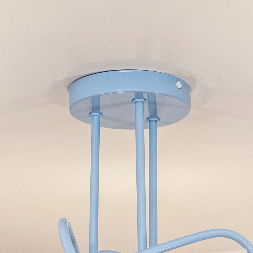 Плафон OXFORD 3xE27/15W/230V, син