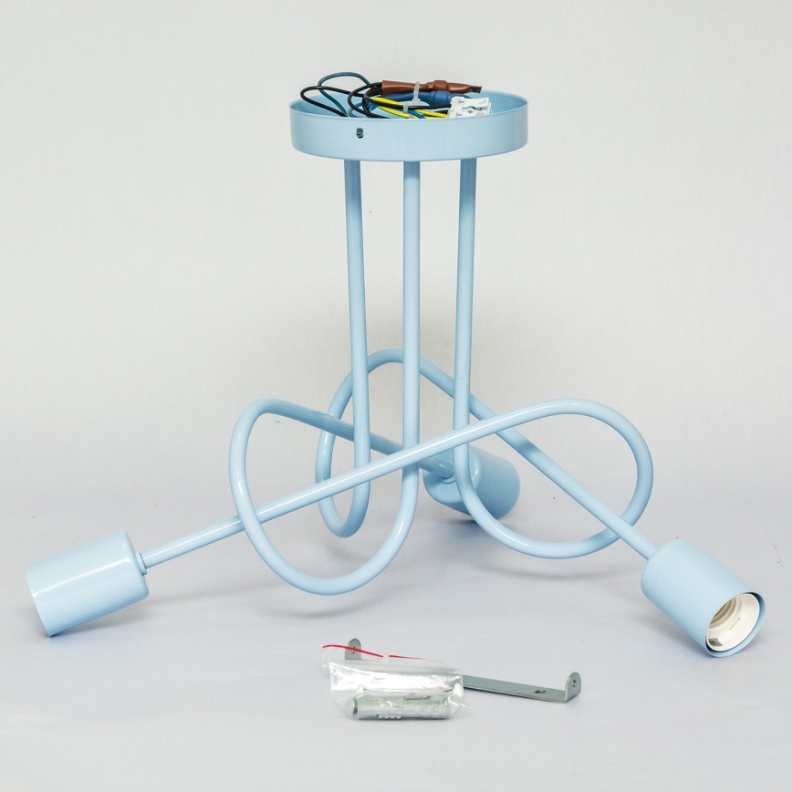 Плафон OXFORD 3xE27/15W/230V, син