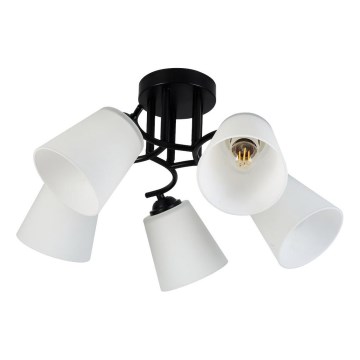 Плафон PAFOS 5xE27/15W/230V черен