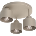 Плафон PARKLA 3xE27/15W/230V бежов