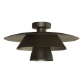 Плафон PLATO 1xE27/15W/230V Ø 32 см антрацит