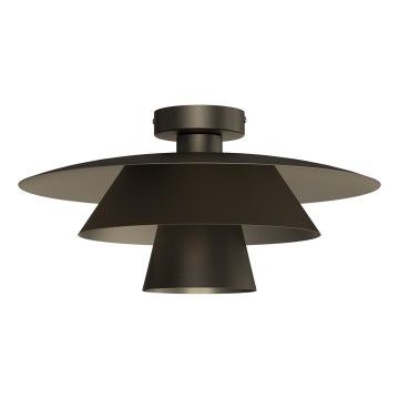 Плафон PLATO 1xE27/15W/230V Ø 32 см антрацит