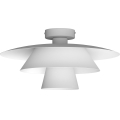 Плафон PLATO 1xE27/15W/230V, Ø 32 см, бял