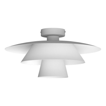 Плафон PLATO 1xE27/15W/230V, Ø 32 см, бял