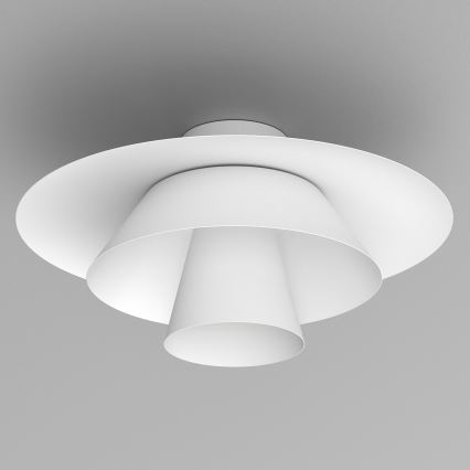 Плафон PLATO 1xE27/15W/230V, Ø 32 см, бял