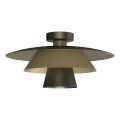 Плафон PLATO 1xE27/15W/230V Ø 32 см бронзов