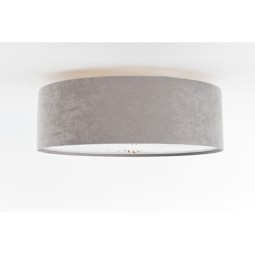 Плафон RAYS 2xE27/60W/230V Ø 40 см сив
