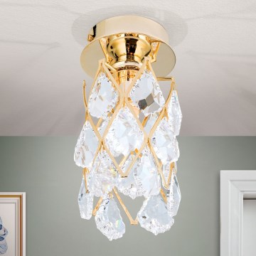 Плафон RITA 1xG9/40W/230V Ø 9 см, златист