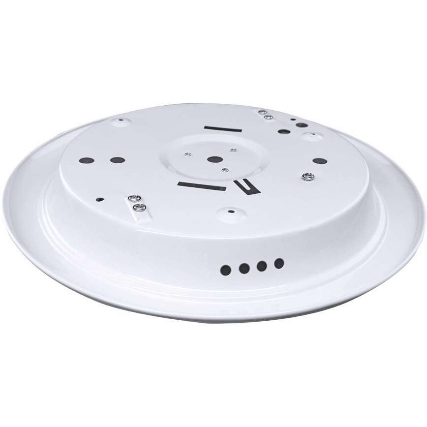 Плафон с датчик за движение и за здрач MANA 2xE27/40W/230V Ø30 см бял