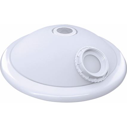 Плафон с датчик за движение и за здрач MANA 2xE27/40W/230V Ø30 см бял