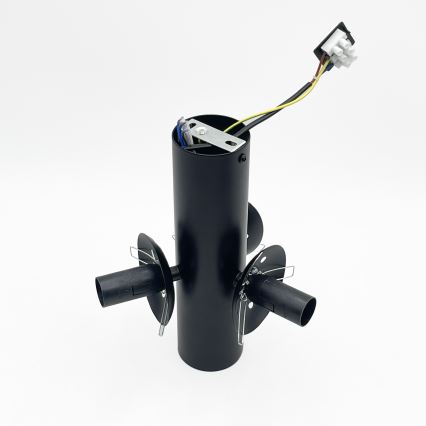 Плафон SFERIO 3xE14/5W/230V черен/прозрачен