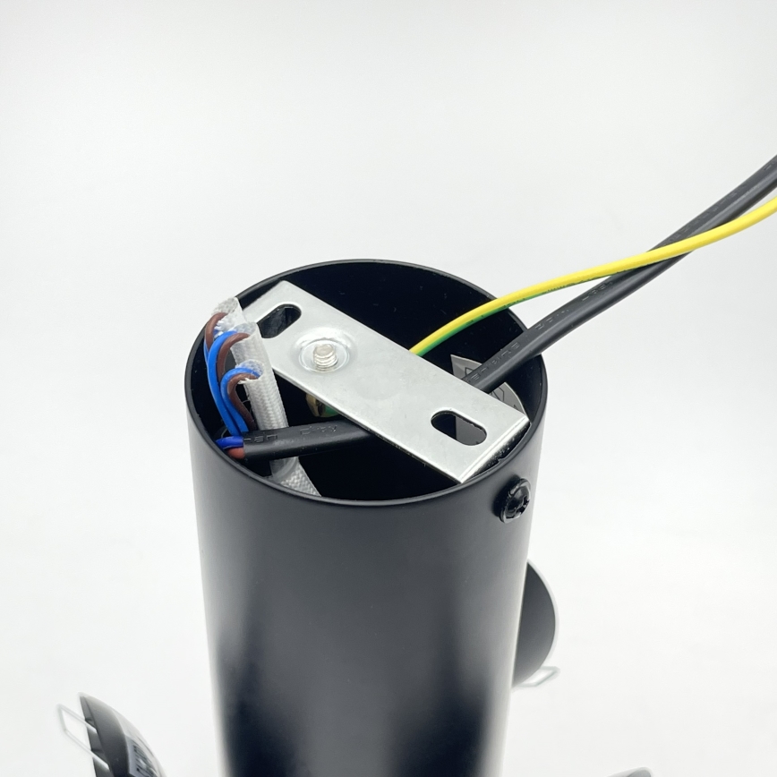 Плафон SFERIO 3xE14/5W/230V черен/прозрачен