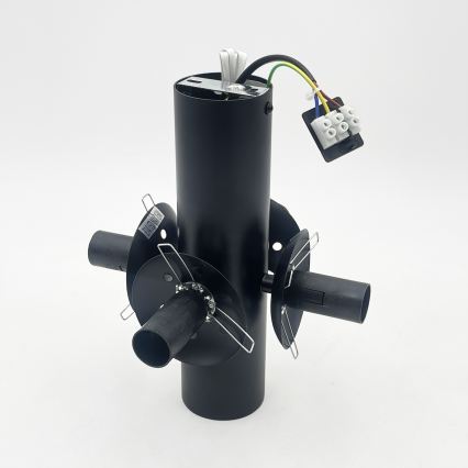 Плафон SFERIO 4xE14/5W/230V черен/прозрачен