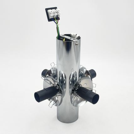 Плафон SFERIO 4xE14/5W/230V лъскав хром/прозрачен