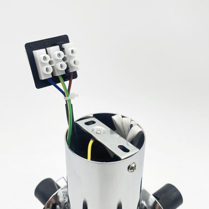 Плафон SFERIO 4xE14/5W/230V лъскав хром/прозрачен