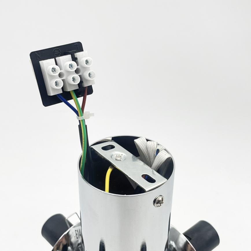 Плафон SFERIO 4xE14/5W/230V лъскав хром/прозрачен