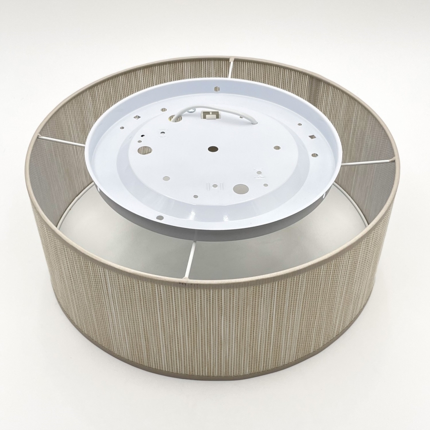 Плафон SIRJA 1xE27/15W/230V Ø 35 см бежов