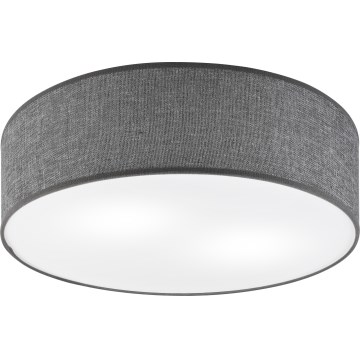 Плафон SIRJA 2xE27/15W/230V, диаметър 45 см, сив