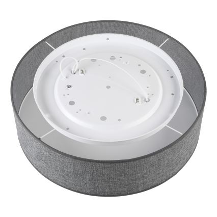 Плафон SIRJA 2xE27/15W/230V, диаметър 45 см, сив