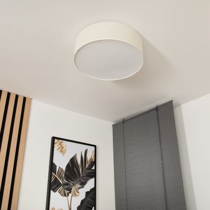 Плафон SIRJA 2xE27/15W/230V Ø 45 cm кремав