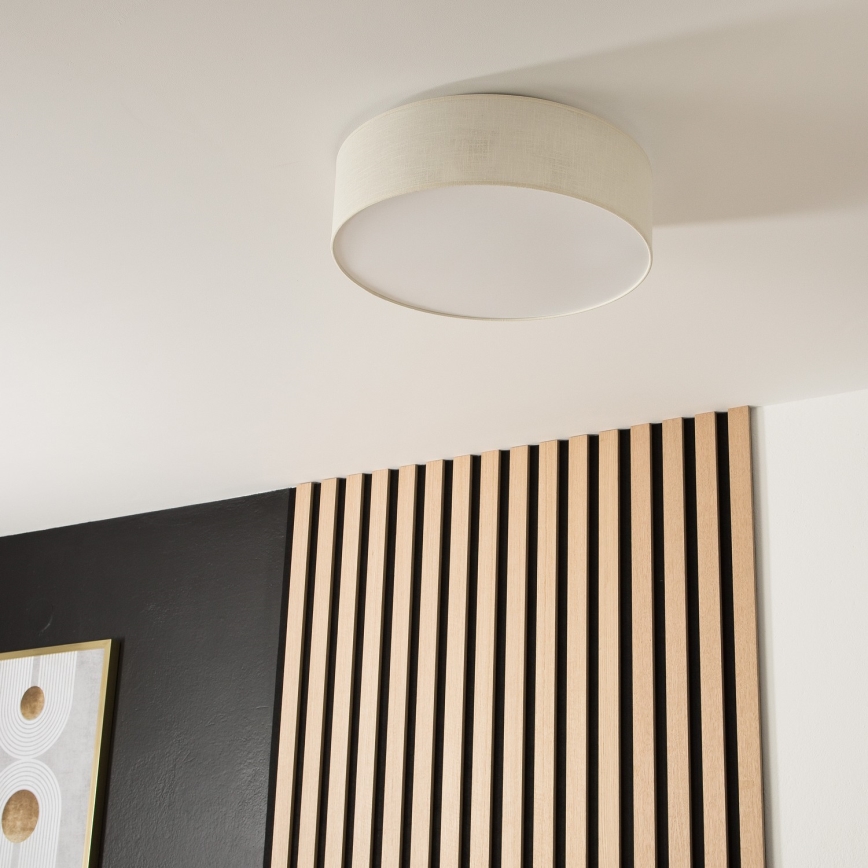 Плафон SIRJA 2xE27/15W/230V Ø 45 cm кремав